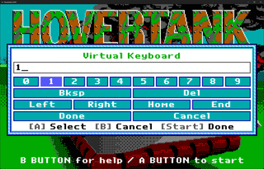 Virtual Keyboard in Hovertank's In-Game Dialogs (Controller Input)