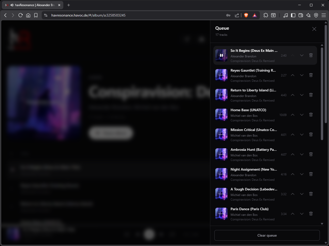 Manage the song queue